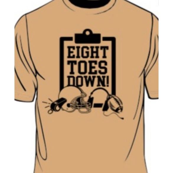 “Eight Toes Down” Tee